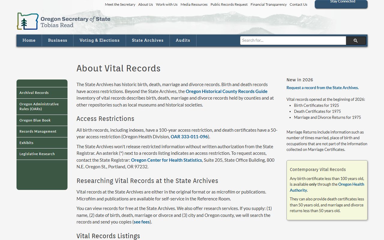 Salem divorce records state archives page